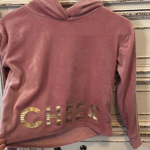 Velour cheer hoodie